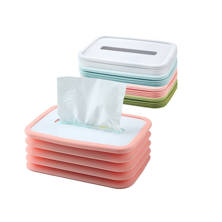 Silicone Elastic Lift Car Paper Towel Box