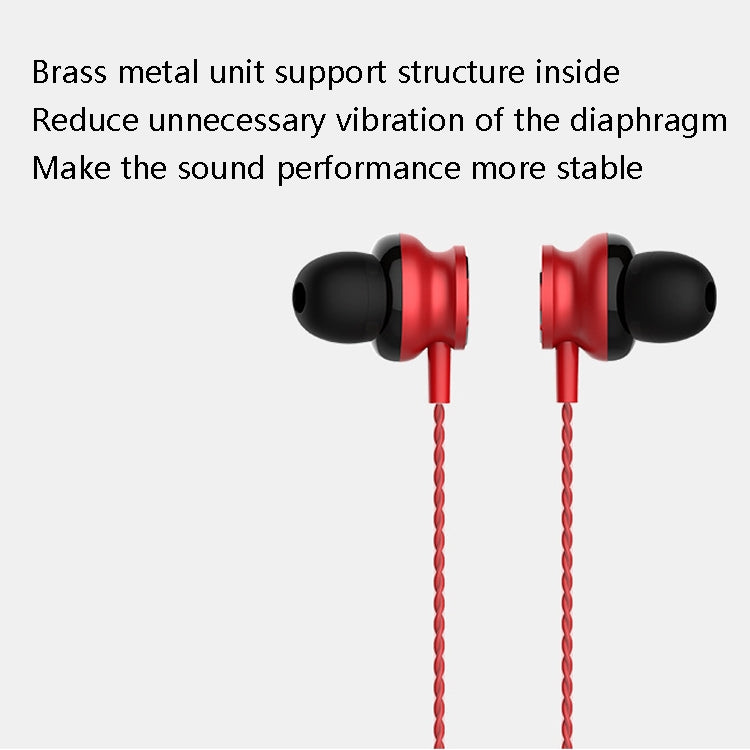 2 PCS TS118 3.5mm Metal In-Ear Wired Game Earphone