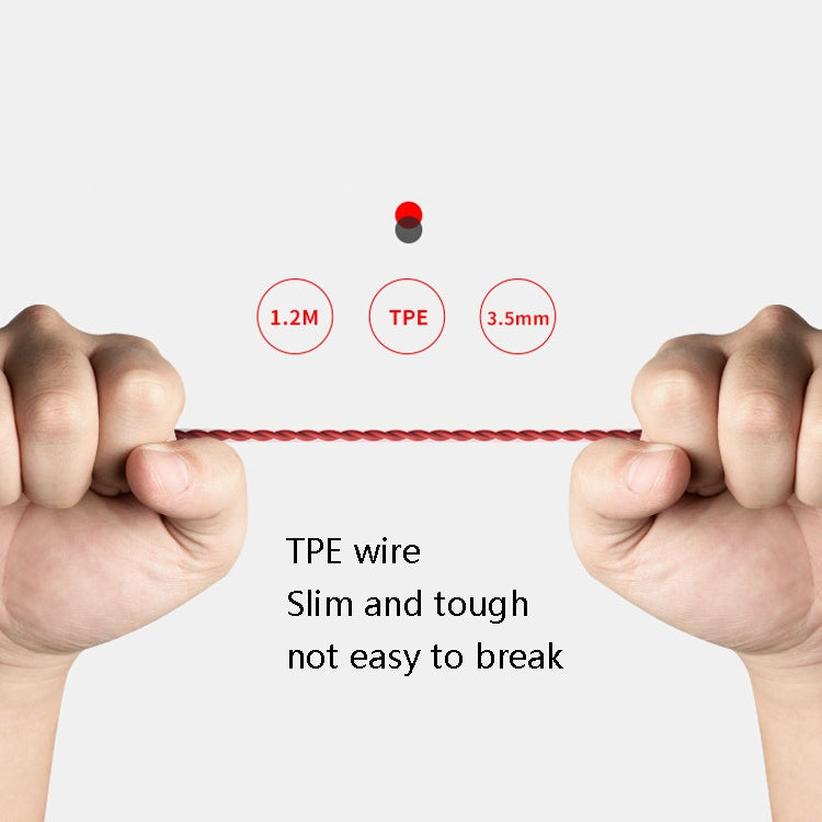 2 PCS TS118 3.5mm Metal In-Ear Wired Game Earphone