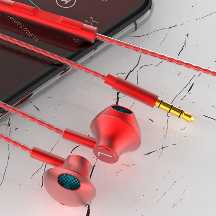 TS5000 3.5mm Metal Subwoofer Wired Earphone