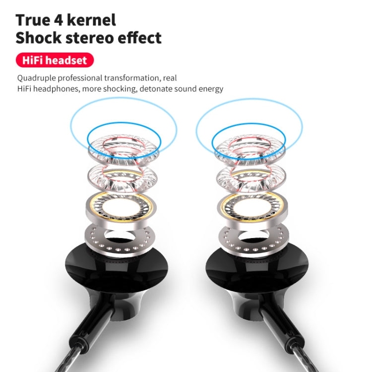 TS5000 3.5mm Metal Subwoofer Wired Earphone