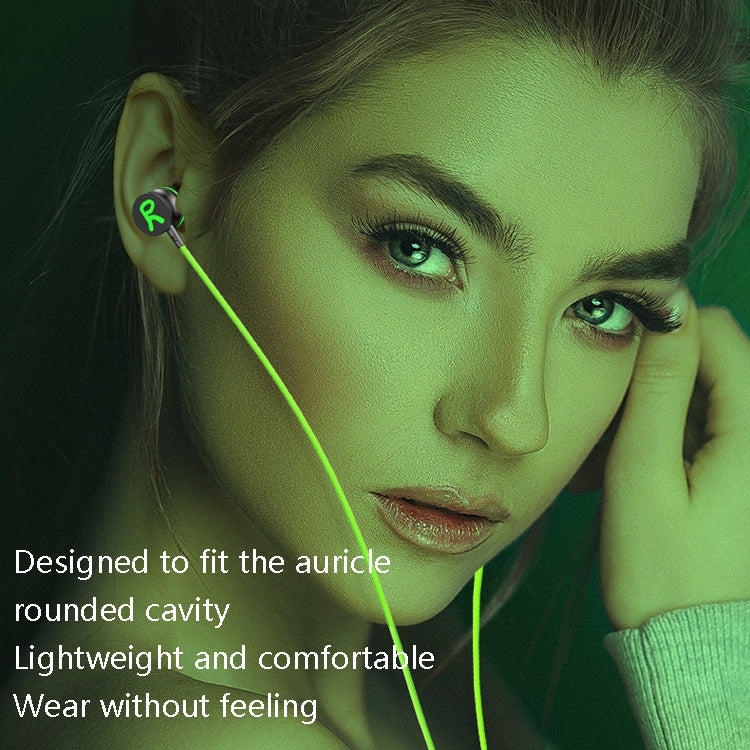 TS6600A USB-C / Type-C In-Ear Heavy Bass Wire Control Game Earphone, Cable Length: 1.2m(Green)