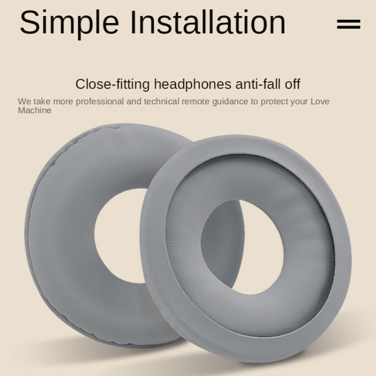 1 Pair Sponge Earmuff For Panasonic HF420 / HF500 Headset(Gray)