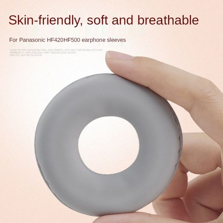 1 Pair Sponge Earmuff For Panasonic HF420 / HF500 Headset(Gray)