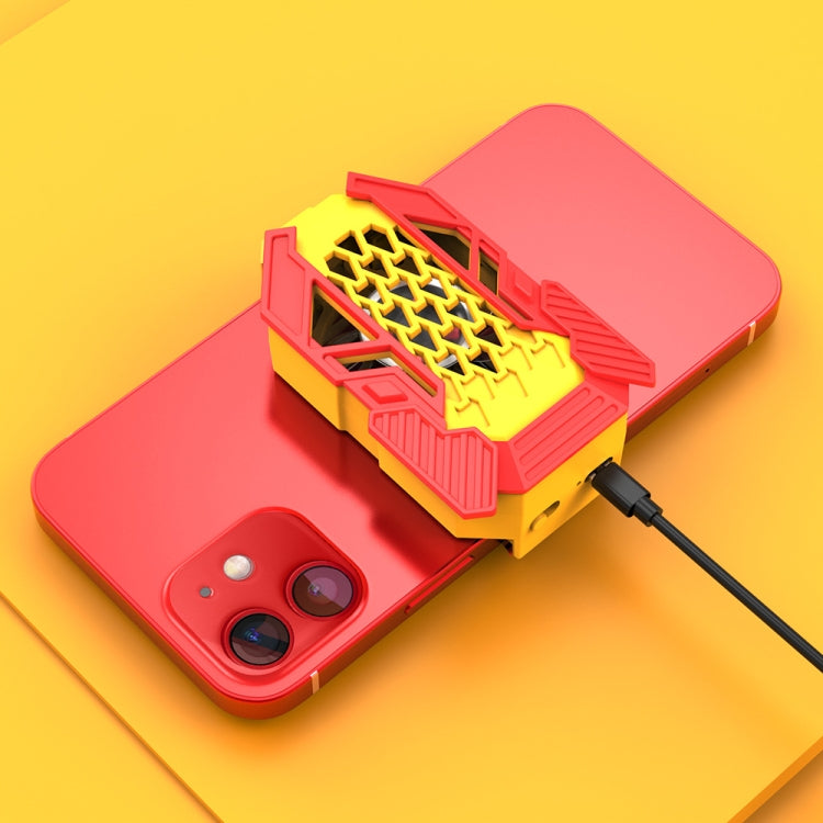 L06 Color Matching RGB Light Mobile Phone Radiator With Mobile Phone Bracket Function, Plug-in