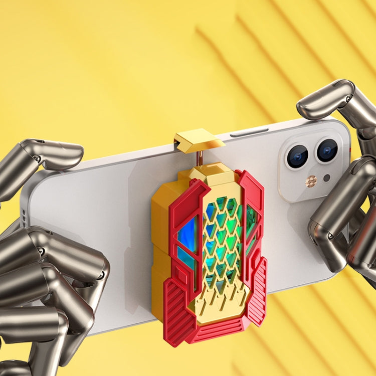 L06 Color Matching RGB Light Mobile Phone Radiator With Mobile Phone Bracket Function, Plug-in