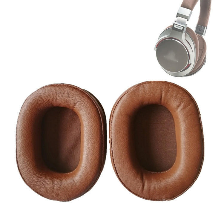 1 Pair Sponge Earmuff for Audio-Technica ATH-M50 / M40 / M50X / MSR7, Color: Goatskin-Brown