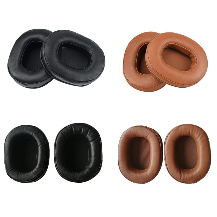 1 Pair Sponge Earmuff for Audio-Technica ATH-M50 / M40 / M50X / MSR7, Color: Goatskin-Brown