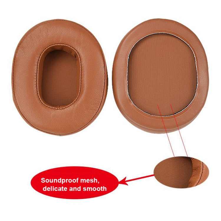 1 Pair Sponge Earmuff for Audio-Technica ATH-M50 / M40 / M50X / MSR7, Color: Goatskin-Brown
