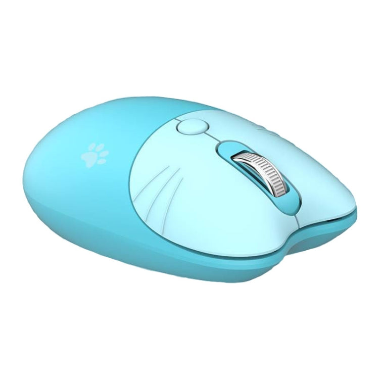 M3 3 Keys Cute Silent Laptop Wireless Mouse, Spec: Wireless Version (Dream Blue)