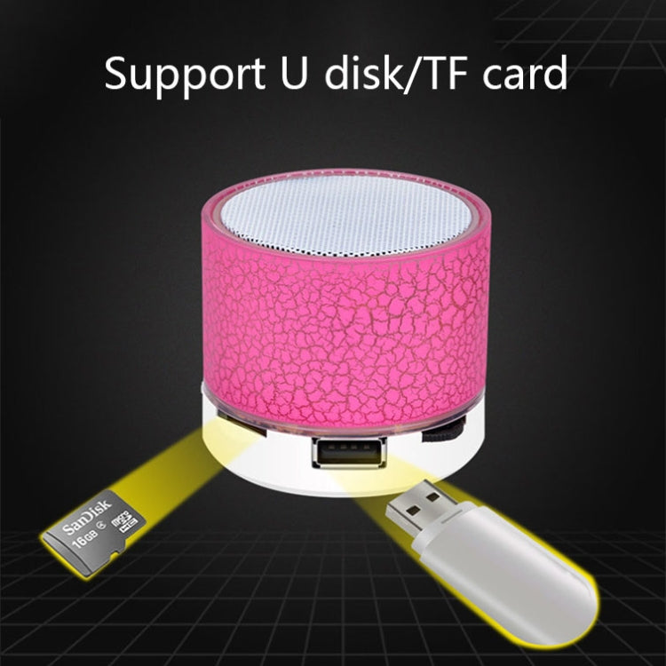 A9 Mini Crack Pattern Wireless Bluetooth Card Speaker