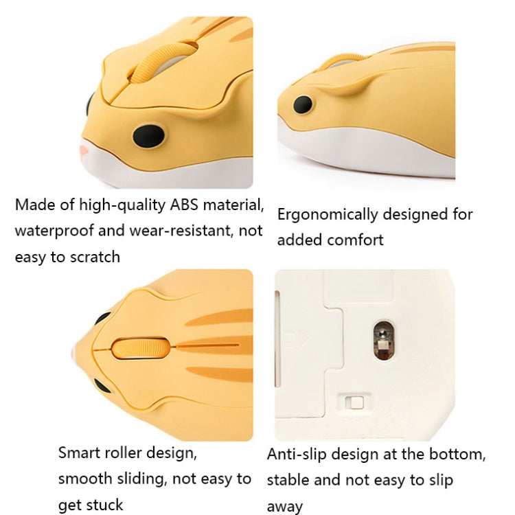 3 Keys 2.4G Wireless Hamster Shape Mouse