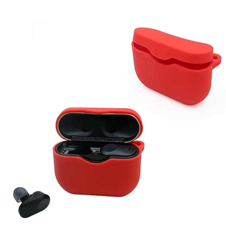 2 PCS Bluetooth Earphone Silicone Protective Cover with Hook For Sony WF-1000XM3
