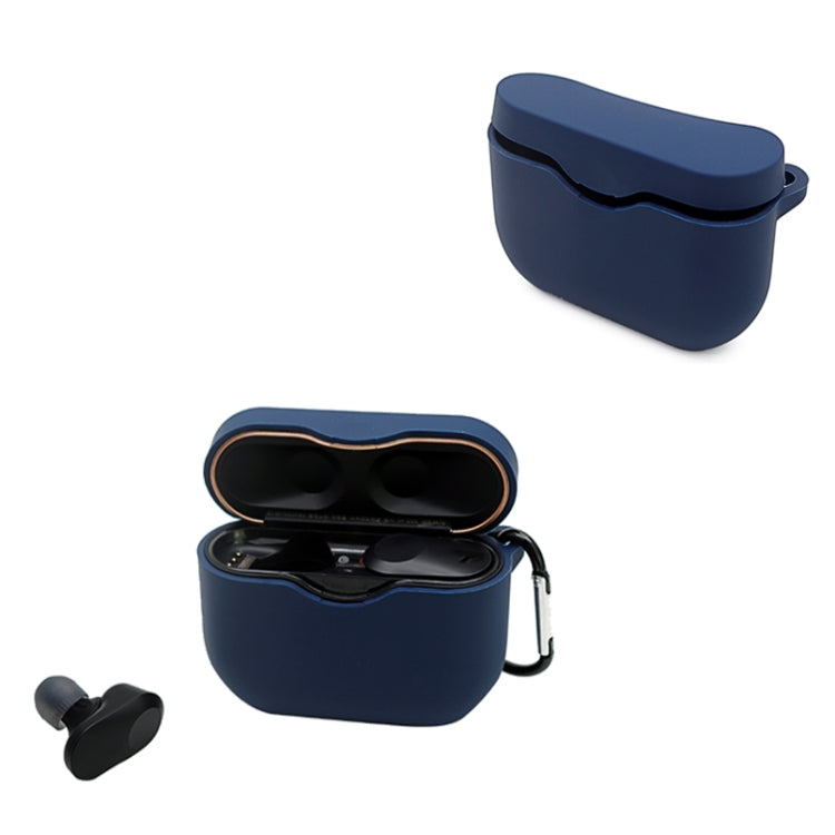 2 PCS Bluetooth Earphone Silicone Protective Cover with Hook For Sony WF-1000XM3