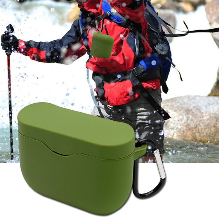 2 PCS Bluetooth Earphone Silicone Protective Cover with Hook For Sony WF-1000XM3