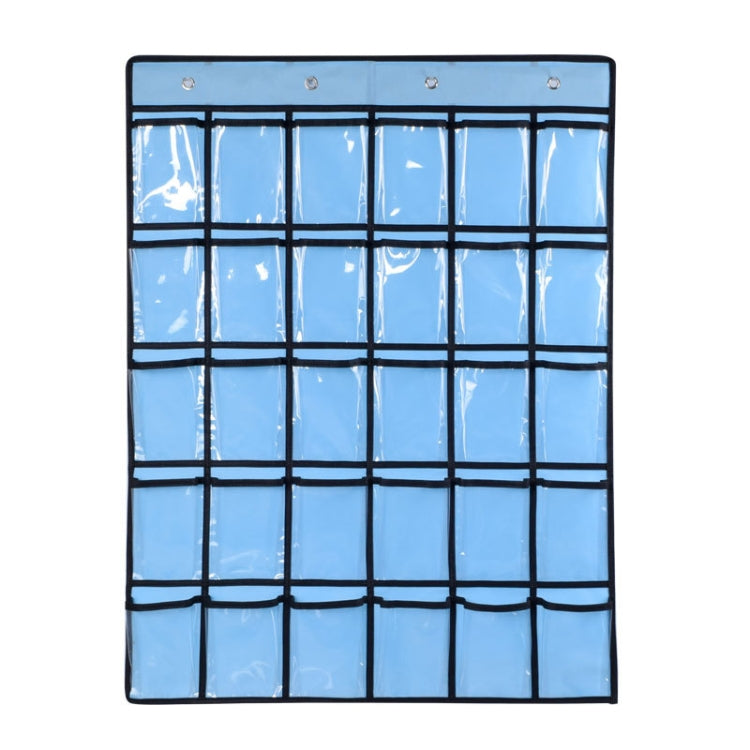 30 Grid Non-woven Transparent Mobile Phone Hanging Bag