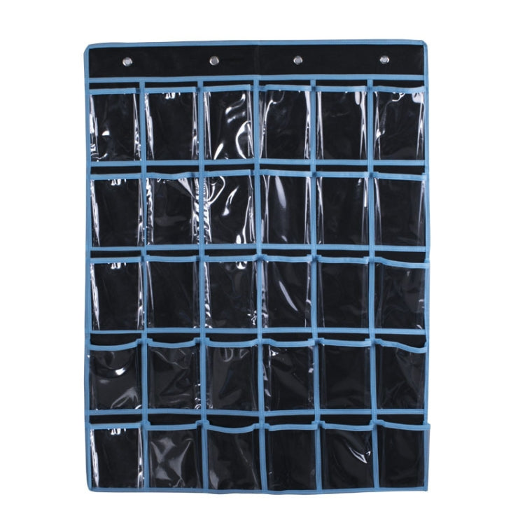 30 Grid Non-woven Transparent Mobile Phone Hanging Bag