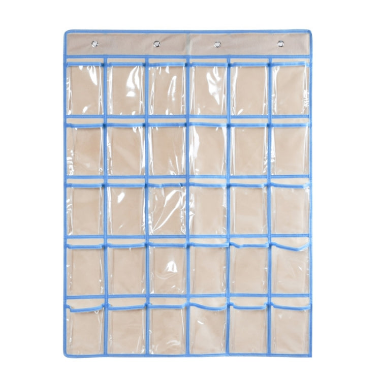30 Grid Non-woven Transparent Mobile Phone Hanging Bag