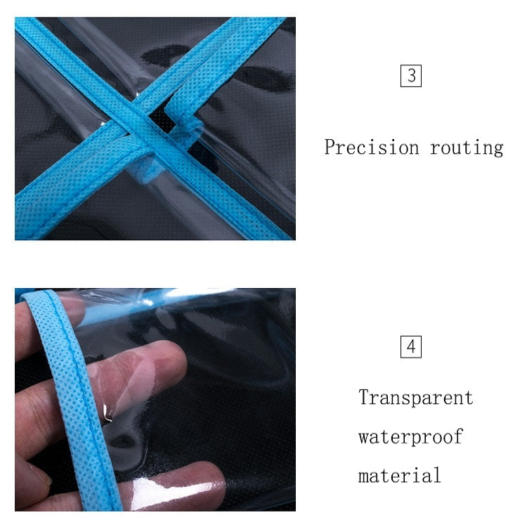 30 Grid Non-woven Transparent Mobile Phone Hanging Bag