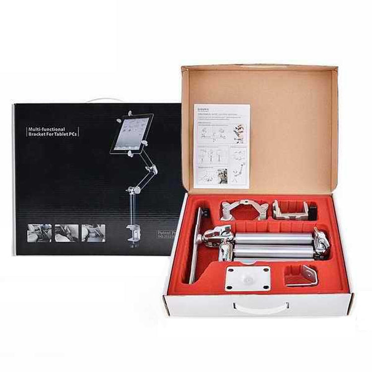 TB-03 Aluminum Alloy Tablet PC Stand Lazy Bedside Desktop Folding Camera Microphone Stand