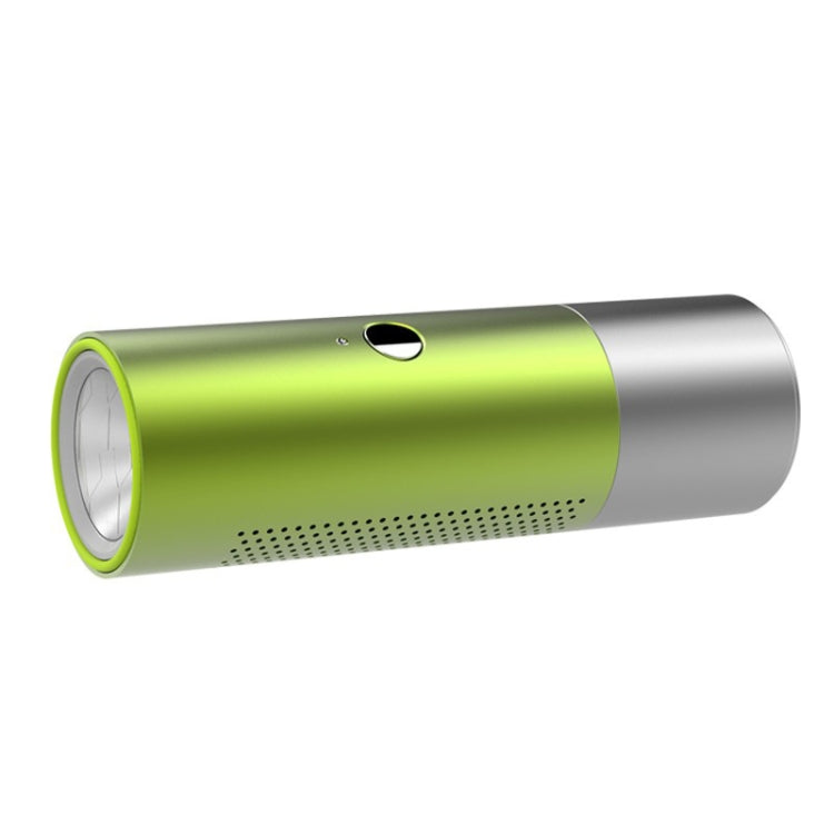 BT201 Small Steel Gun Flashlight Bluetooth Speaker Outdoor Waterproof Metal Small Speaker