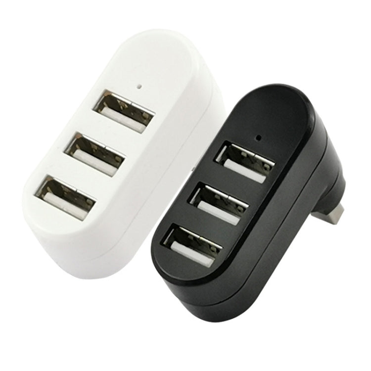 USB 2.0 Three-Port Hub 7-Word Rotation Three-Port Splitter