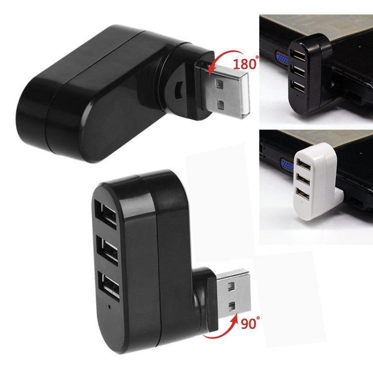 USB 2.0 Three-Port Hub 7-Word Rotation Three-Port Splitter
