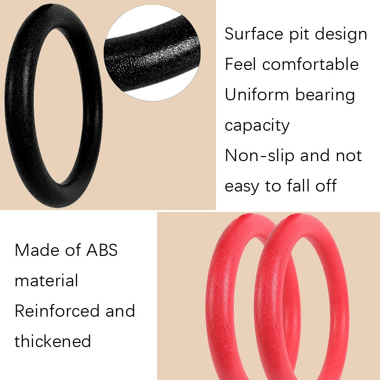 2 PCS Gymnastics Hanging Rings Children Trainer Sports Hanging Rings