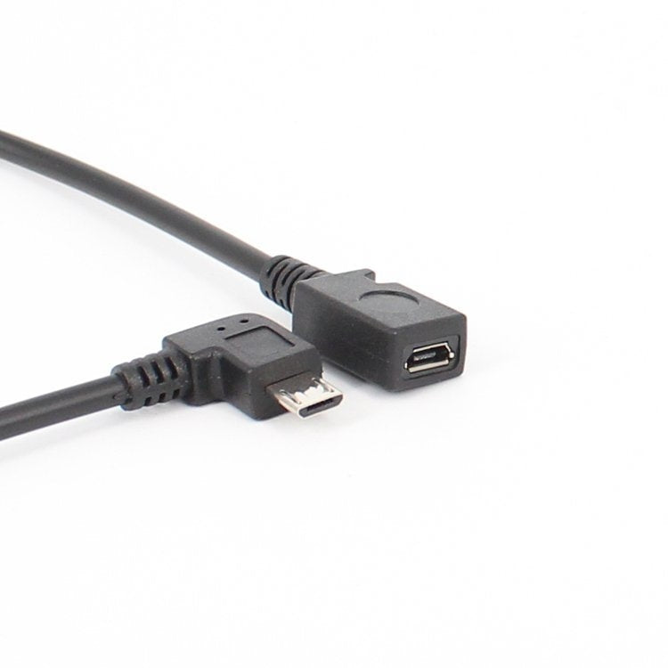 5 PCS 90 Degree Micro Male To Female Extension Cable