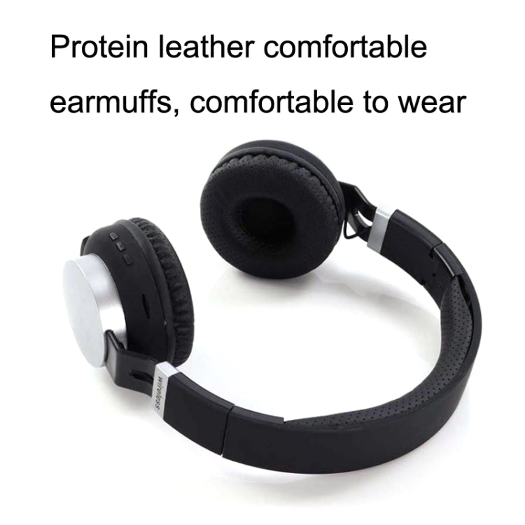 MH8 Wireless Card Sports Folding Bluetooth Headset, Colour: Purple