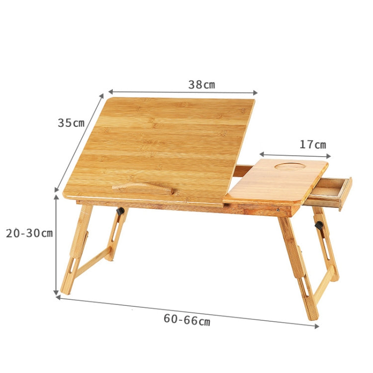 Bed Computer Desk Folding Desk Lifting Writing Desk With Cup Slot ,Size: Large