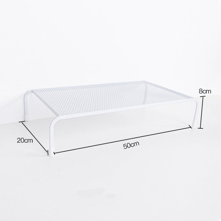 Computer Elevated Rack Monitor Bracket Storage Rack,Style: Single Layer