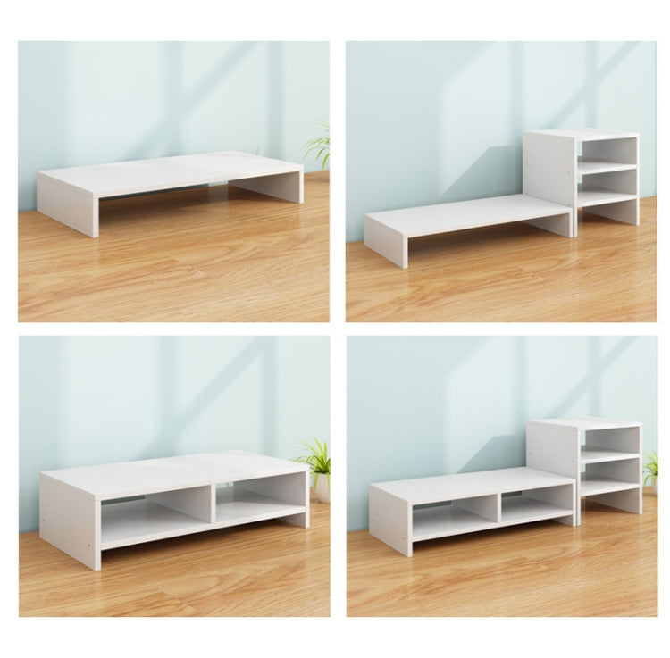 Computer Elevated Rack Monitor Bracket Storage Rack,Style: Double Layer