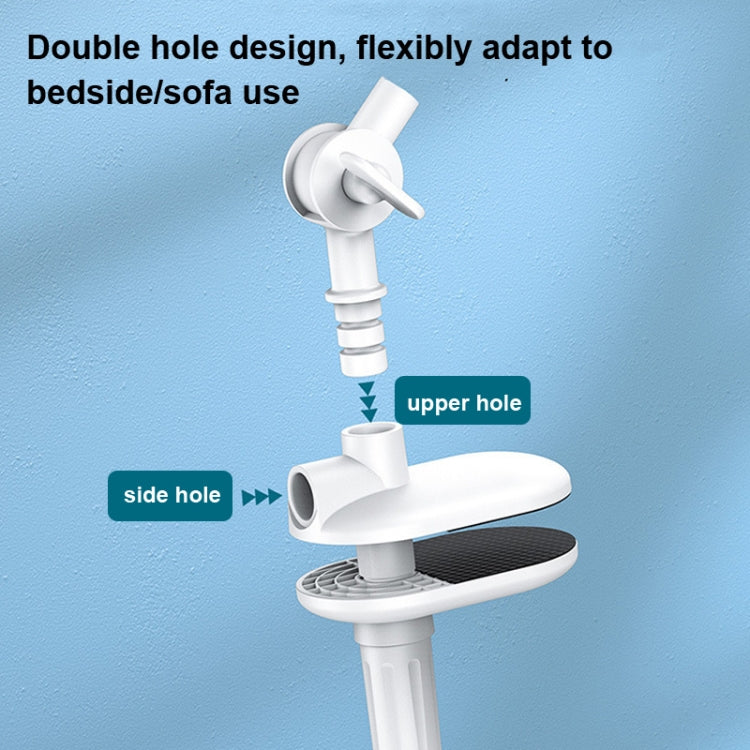 JHD-339 Tablet Mobile Phone Lazy Bracket Folding Storage Adjustable Desktop Bracket(White)