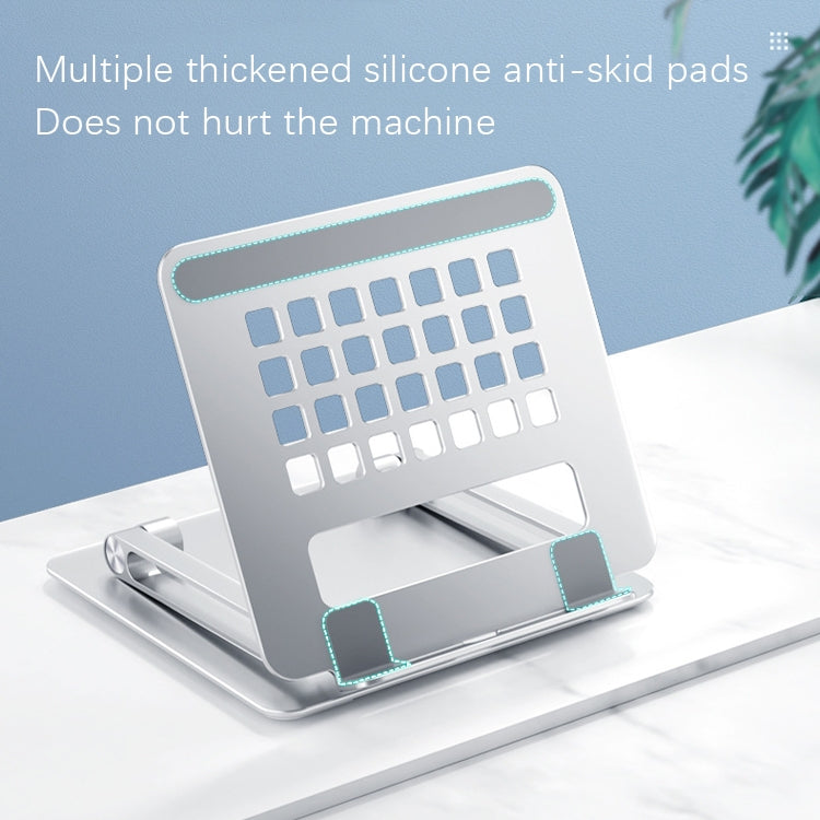 Tablet Desktop Portable Aluminum Alloy Bracket(Silver)