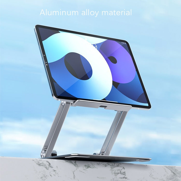 Tablet Desktop Portable Aluminum Alloy Bracket(Silver)