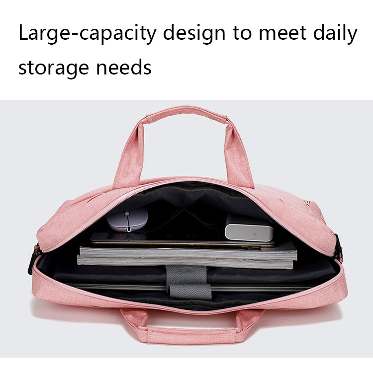 1169 Multifunctional Wear-resistant Scratch-resistant Computer Bag, Size: 14-inch(Black)