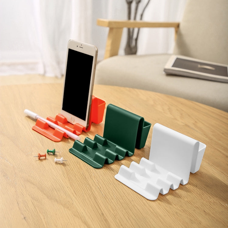 10 PCS Portable Wave Multi-Angle Adjustable Phone Holder(Green)