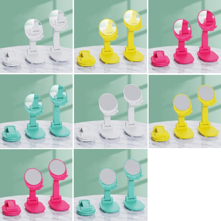 T1 Home Desktop Mobile Phone Selfie Live Broadcast Bracket, Colour: Blue Green