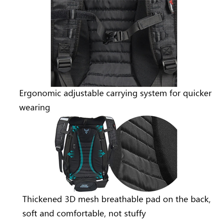 MOTOCENTRIC 11-MC-0077 Motorcycle EVA Turtle Shell Shape Riding Backpack