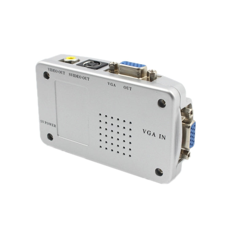 PC to TV/ VGA to AV Video Converter(White)