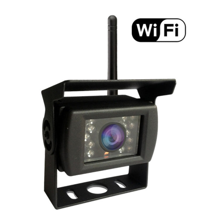 Car Wireless WiFi Camera Waterproof Universal Reversing Camera(Black)