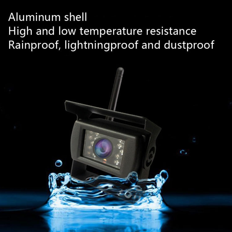 Car Wireless WiFi Camera Waterproof Universal Reversing Camera(Black)