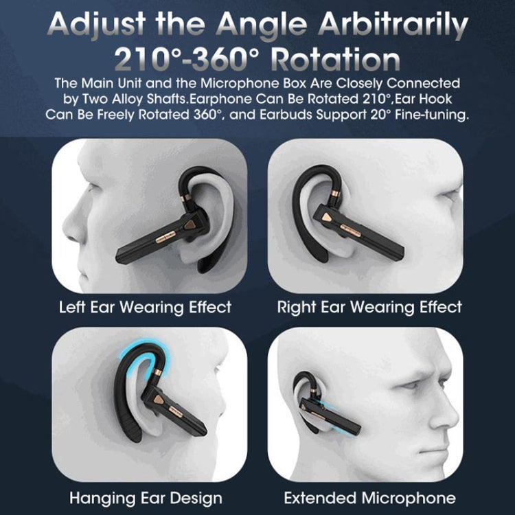 Bluetooth ENC Call Noise Reduction Hanging Earphones, Style: Jerry Chip Single Earphone