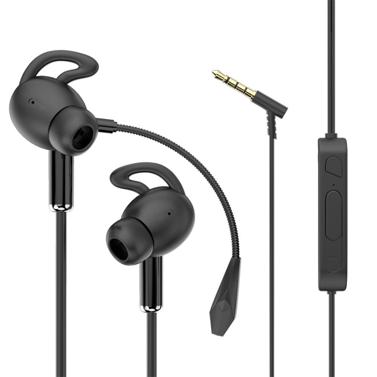 3.5mm Interface Mobile Phone Wire Control Headphones