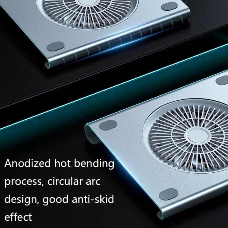 SSKY P21 Laptop Anti-slip Heat Dissipation Base(Silver)