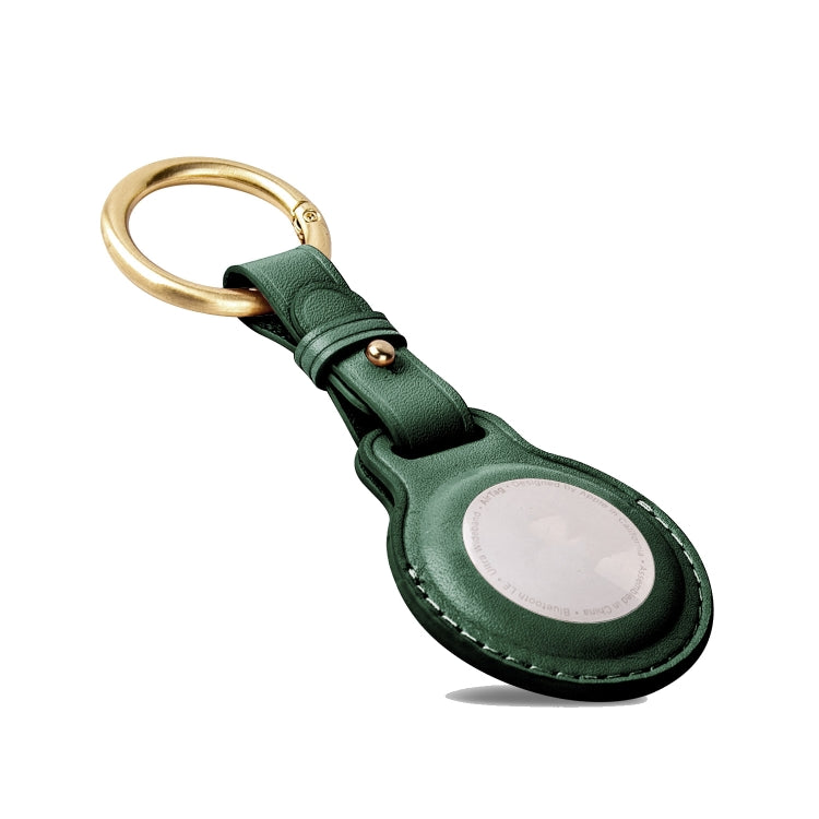 First Layer Cowhide Tracker Cover Pet Child Anti-lost Device Case for AirTag