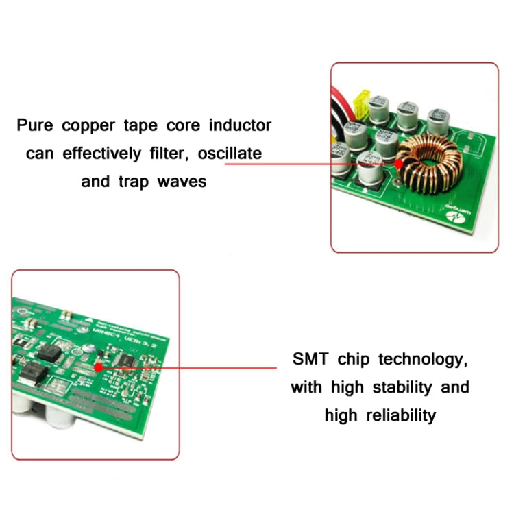 72W 12V To 24V 3A Waterproof Car Voltage Regulator(WG-12S2403)