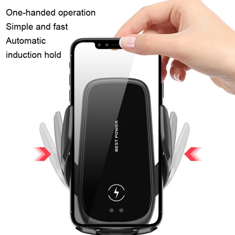 M11 Automatic Electromagnetic 15W Car Wireless Charging Bracket
