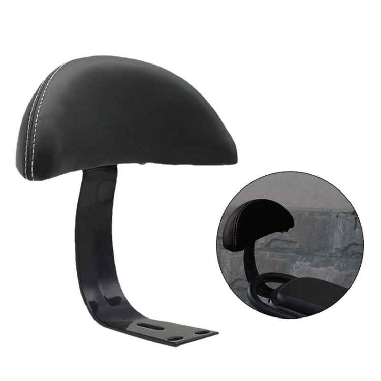 2 PCS Motorcycle Electric Vehicle Driving Rear Seat Safety Backrest Modification(Black)